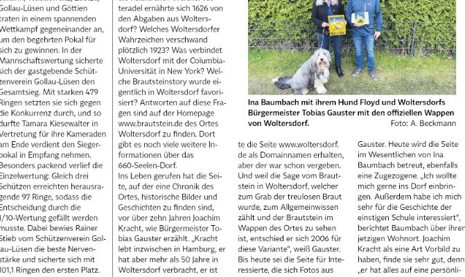 Screenshot "Besondere Fundgrube" Kiebitz KW 18 2025